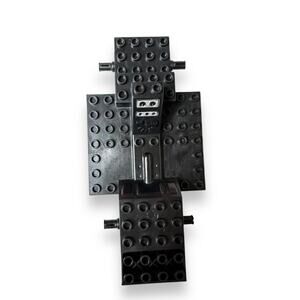 Mega Bloks Black Vehicle Base Frame Car Truck Automobile Replacement Build Part